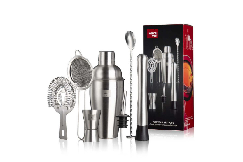 Conjunto de cocktail Vacu Vin Set Plus de 7 peças