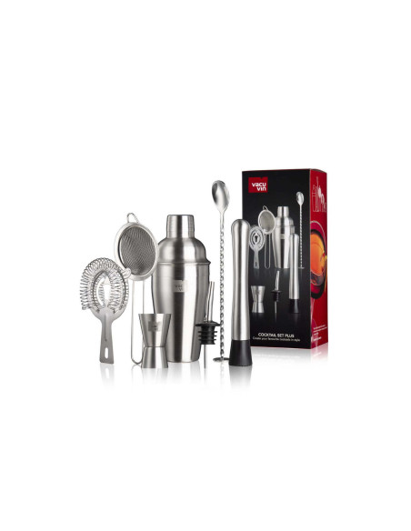 Vacu Vin Set Plus Set de coctelería de 7 piezas