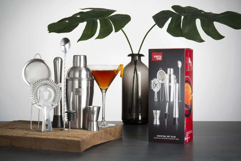 Vacu Vin Set Plus Cocktailsett med 7 deler