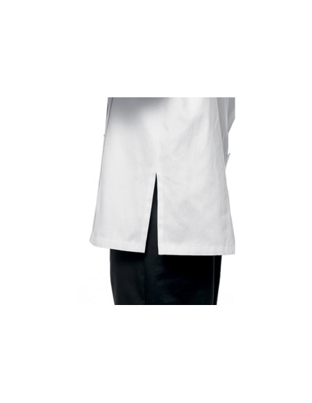 Unisex-Kochjacke Egochef Leonardo weiß 100% Baumwolle Kurzarm
