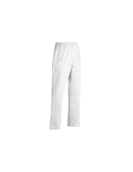 Egochef Nurse unisex köksbyxor vit 100% bomull