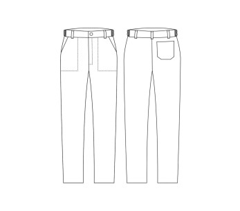 Egochef Evo unisex köksbyxor svart polyester och bomull 2