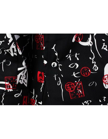 Chaqueta de cocina unisex Egochef Sushi personajes japoneses kimono 100% algodón manga larga
