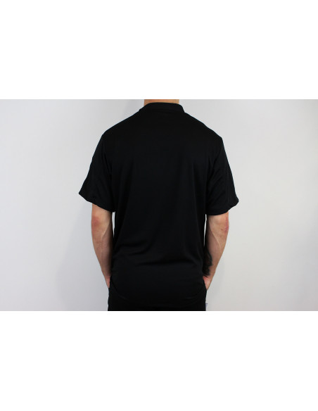 Egochef Pizzaiolo musta 100% Air Plus lyhythihainen unisex keittiötakki