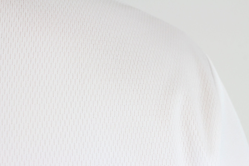 Egochef Ottavio Air Plus vit 100% mikrofiber långärmad unisex köksjacka