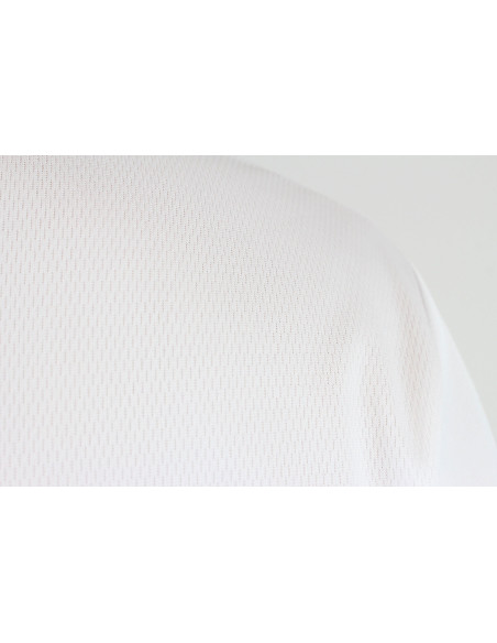 Egochef Ottavio Air Plus hvit langermet unisex kjøkkenjakke i 100 % mikrofiber