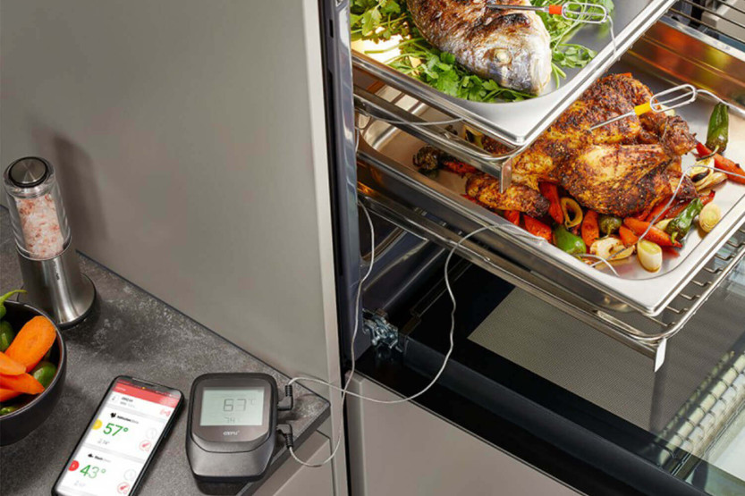 Gefu Control+ steketermometer for grill og stek - 6 kanaler