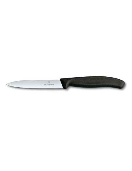 Victorinox SwissClassic skalkniv svart rakt blad 10cm