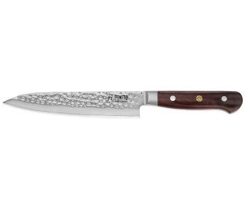 Fukito Rosewood Damaskus Universalkniv 67 lager 15cm rosewood handtag