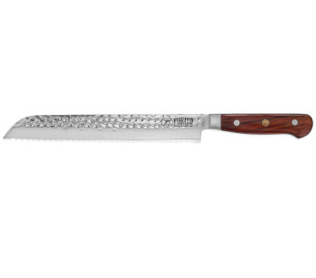 Fukito Rosewood Damaskus Brödkniv 67 lager 21cm rosewood handtag
