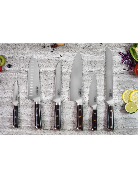 Fukito X50 Ebony paring knife 9cm