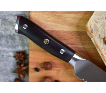 Fukito Leipäveitsi Ebony X50 23cm 23cm 2