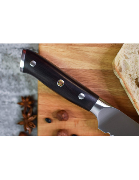 Fukito Brødkniv ibenholt X50 23 cm