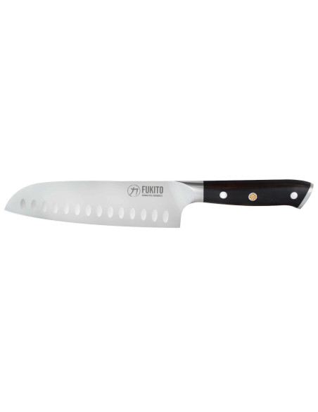 X50 Ebony Fukito santoku-kniv 18cm
