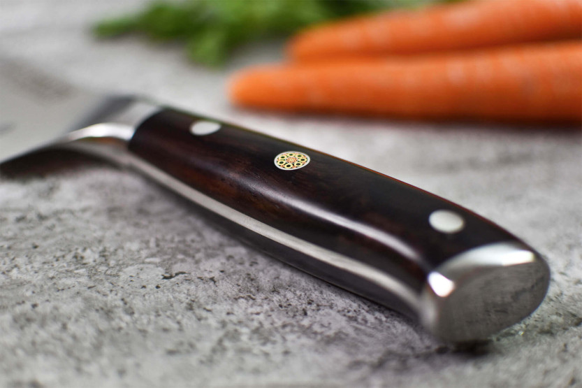 X50 faca santoku Fukito em ébano 18cm