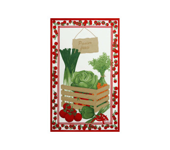 Beauvillé Petit Marché keittiöpyyhe valmistettu Ranskassa 50x80cm