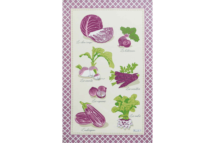 Küchentuch Beauvillé Maraîcher hergestellt in Frankreich 50x80cm