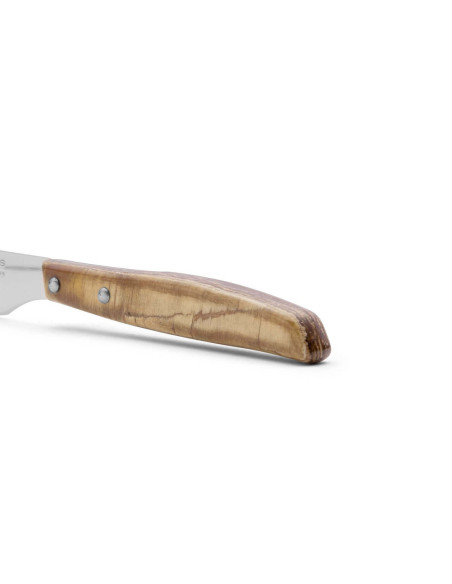 Arcos Steakmesser mit Holzgriff, gepresst, breite Klinge mit Wellenschliff 11cm