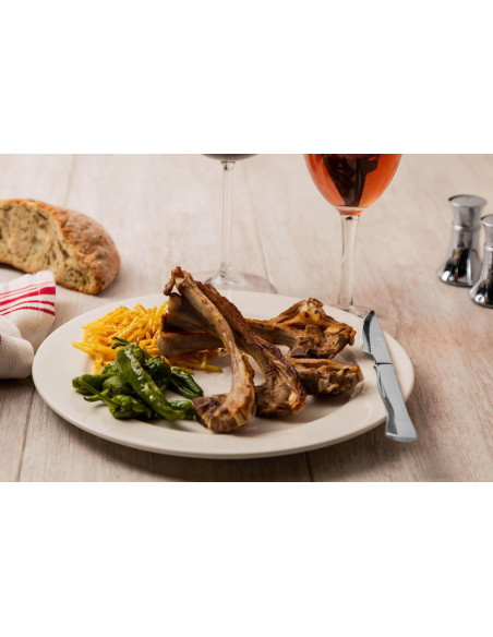 Arcos Steakmesser komplett aus Edelstahl mit Wellenschliff 11cm