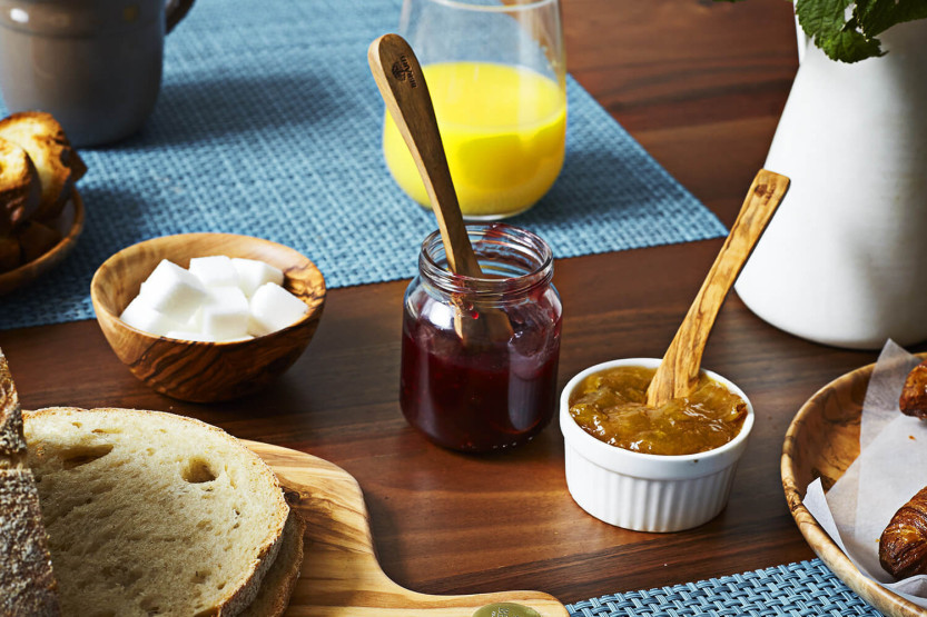 Bérard handmade olive wood jam spoon