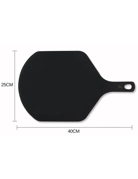 Bérard slate-colored bamboo pizza board