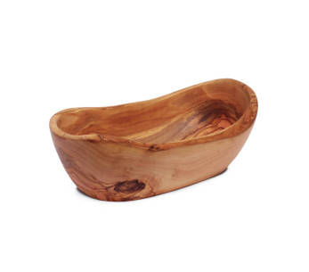 Bérard rustic fruit bowl in olive wood