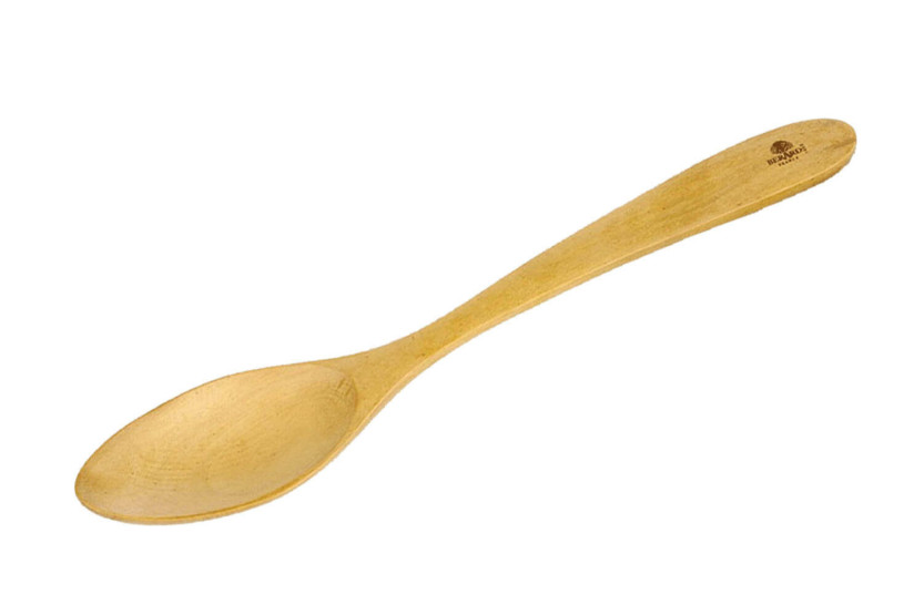 Bérard Contour handgjorda svängda salladsbestick i olivträ 30cm