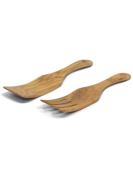 Bérard håndlavet sauerkraut-bestik i oliventræ 22 cm