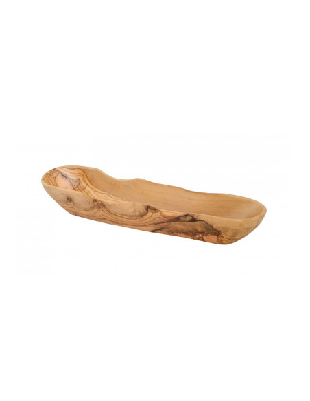 Bérard handmade olive wood bread basket 35cm