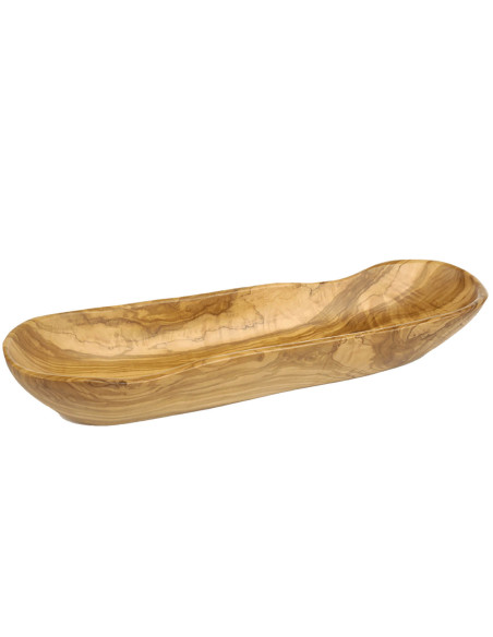 Bérard handmade olive wood bread basket 35cm