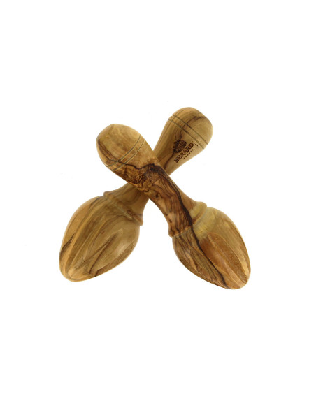 Prensa de cítricos artesanal Bérard en madera de olivo 14cm