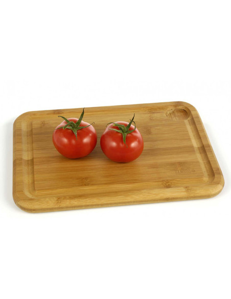 Tabla de cortar de bambú Bérard con canalón y bolsa para zumo 45x32cm
