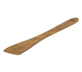 Spatola diritta smussata Bérard in legno d'ulivo verniciato 30 cm, fatta a mano 2