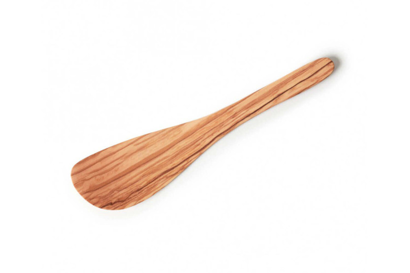 Espátula wok artesanal Bérard em madeira de oliveira 30cm