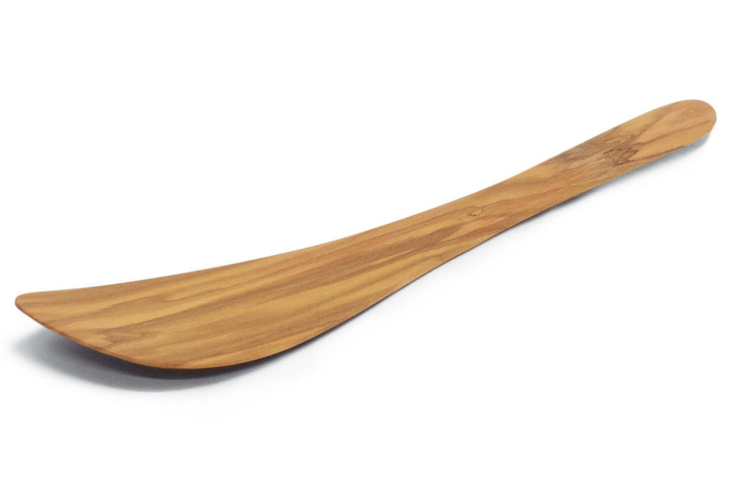 Bérard håndlaget wokspade i oliventre 30 cm