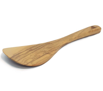 Colher para arroz em madeira de oliveira Bérard, feita à mão, 21,5 cm 2
