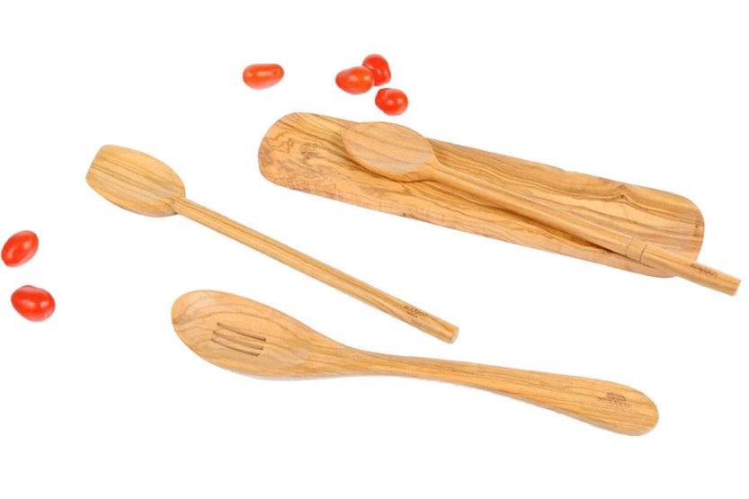 Cucchiaio da stufato in legno d'ulivo fatto a mano Bérard 30 cm