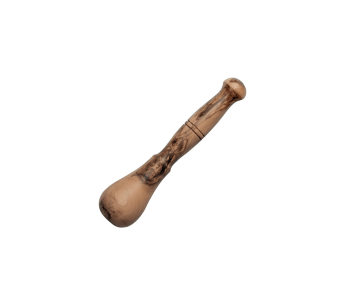 Mortaio pestello in legno d'ulivo fatto a mano Bérard 18 cm