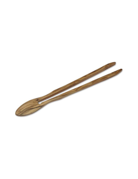 Bérard handmade olive wood toast tongs 25cm