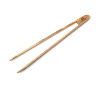 Bérard Olea Europea handmade olive wood toast tongs 24cm 2