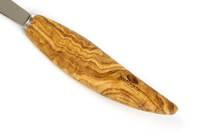 Bérard håndlavet ostekniv i oliventræ med 11 cm blad