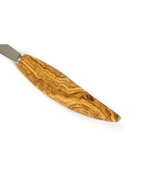 Bérard håndlavet ostekniv i oliventræ med 11 cm blad