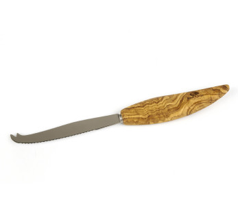 Bérard handgjord ostkniv i olivträ 11cm blad