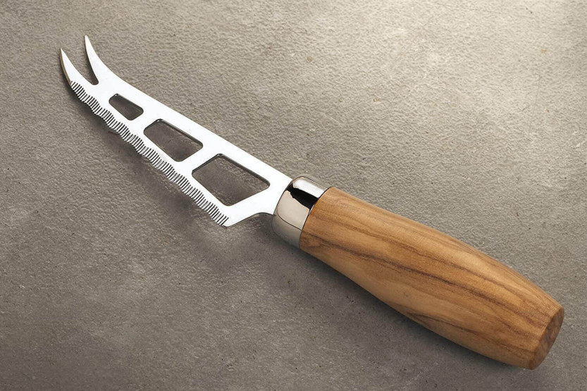 Conjunto de 3 Utensilios para queijo em madeira de oliveira feitos à mão pela Bérard