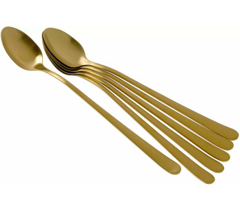 Set di 6 cucchiai Mazagran Amefa Austin in acciaio inox rivestito in PVD 2