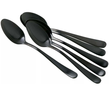 Juego de 6 cucharas moka Amefa Austin de acero inoxidable recubierto de PVD