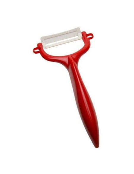 Keramikschäler Rasiermesser Kyocera rot Klinge 4cm