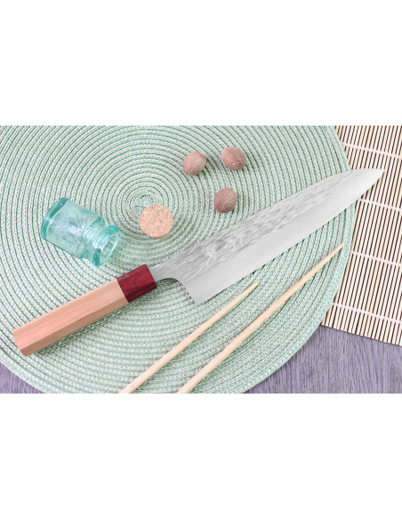 Yu Kurosaki Sasame handgjord japansk kockkniv koboltstål 21cm