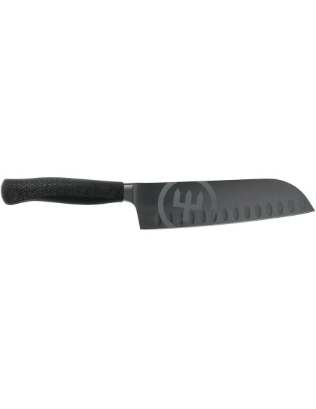 Cuchillo santoku Wusthof Performer con hoja con borde grantonnegra antirrayas de 17cm