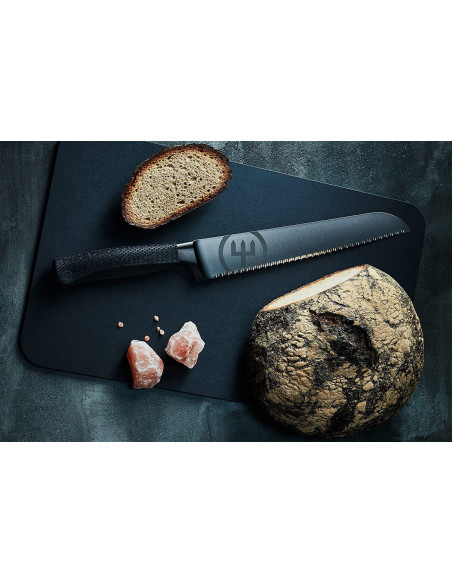 Faca Faca de pão Wusthof Performer 23cm lâmina micro serrilhada com revestimento anti-riscos